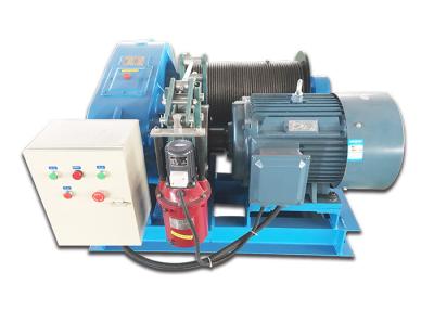China Hydraulic Wire Rope Electric Winch , 10T Electric Power Winch For Construction Site for sale