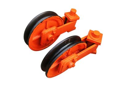 China Custom Overhead Crane Spare Parts , Steel Rail Wheels For Mining Industry for sale