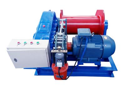 China Small Size Electric Motor Powered Cable Pulling Winch 10 Ton For Lifting for sale
