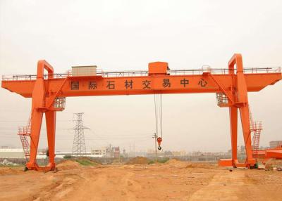 China Double Beam Steel Frame Rail Track Gantry Crane On Wheels IP54 Protection Grade for sale