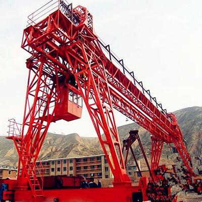China Workshop Travelling Double Girder Truss Gantry Crane for sale