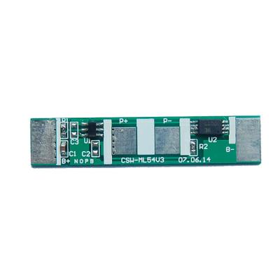 China CE certificate Lithium Ion Battery Pack BMS , 3.2V 2A 1S BMS board 0.2-7mm Thickness for sale