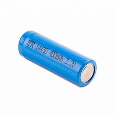 China 15g Lifepo4 Size 14430 Rechargeable Solar Battery 3.2 V 400mah For Digital Tool for sale