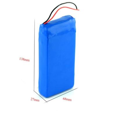 China 9000mah 18650 Lithium Ion Battery Packs , 7.4 V Rechargeable Lithium Ion Battery for sale