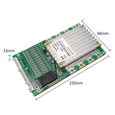 China Smart Battery Protection Board , BMS with balancer 17S-24S 80A With BT UART 60V 72V for sale