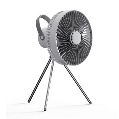 China Trípode del LED fan 10000mAh Mini Rechargeable Fan del Usb del techo de 10 pulgadas que acampa en venta
