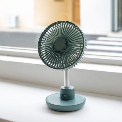 China Usb Battery Rechargeable Table Fan 6 Inch Oscillation Portable Electric Cooling Fan for sale