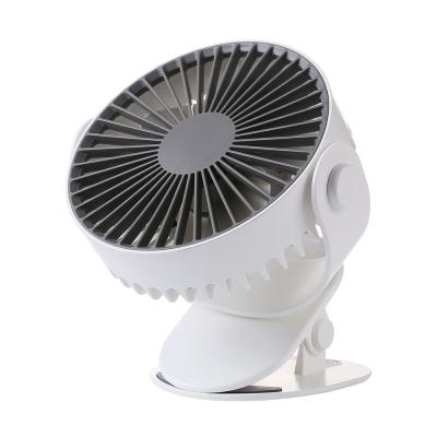China Plastic Stroller Plastic Clip Desk Fan 2000mah Rechargeable 5 Vane 6 Inch Usb Desk Fan for sale