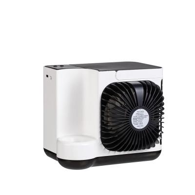 China 2000mAh Battery Mini Usb Air Cooler Fan Silent Portable Handle For Home Office for sale