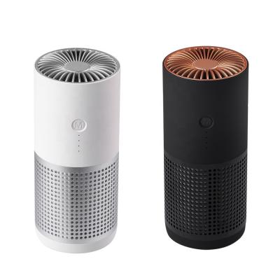 China AP02 Portable Mini Car Air Purifier H12 H13 True HEPA Filter Small Office for sale