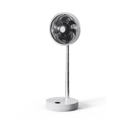 China Intelligent Telescopic Folding Usb Charging Fan Portable Battery Table Oscillating Fan for sale