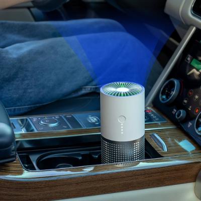 China HEPA Mini Small Portable Air Purifier H13 H12 Filter USB Auto Car Home for sale