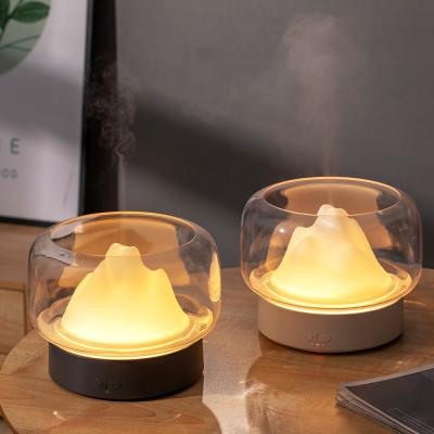 China Mist Aroma Oil Diffuser Mountain 400ml LED Light Aromatherapy Essential Oil Diffuser for sale