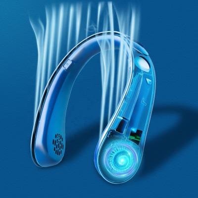 Китай Вентилятор кармана безлистного спорта ожерелья вентилятора USB воздушных потоков портативного небольшого перезаряжаемые продается