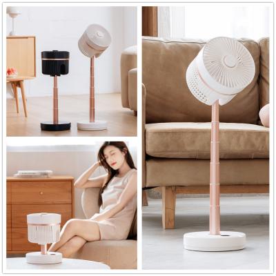 China DC 5V Electric Floor Standing Fans 10000mAh Portable Oscillating Air Circulating Fan for sale