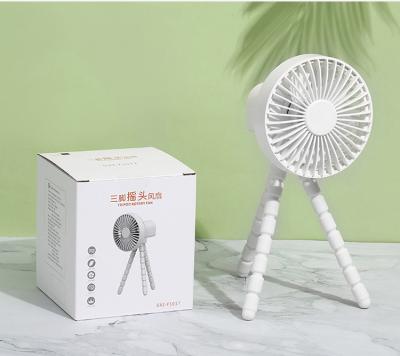 China Battery USB Rechargeable Table Fan 2500mAh Portable Baby Mini Handheld Stroller Fan for sale