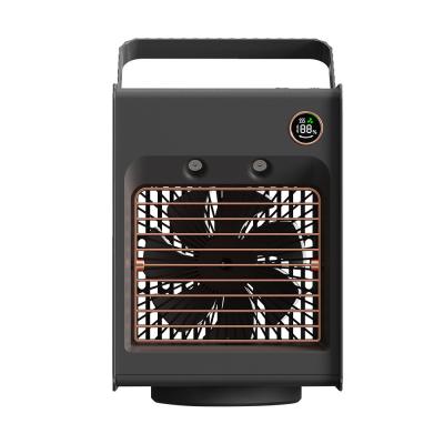 China Rechargeable Ice Water Spray Mist Fan 4000mAh 5V Air Cooler Table Fan for sale