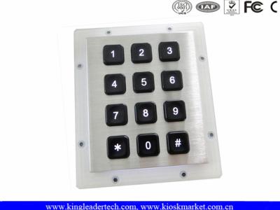 China Rugged Water-proof Vandal-proof Keypad with 12 Back-lit Keys Ideal for Dark Environment for sale