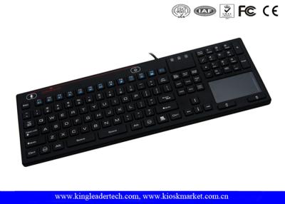 China Las llaves del contraluz 106 impermeabilizan al peso ligero del teclado del silicón USB en venta