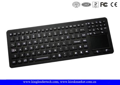 China Fully Sealed Waterproof Cleanable Silicone Keyboard With Backlight for sale