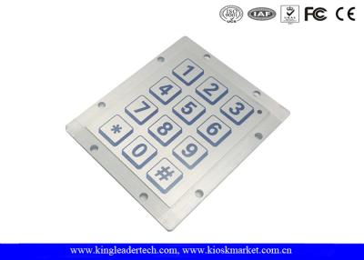 China IP68 Hyper Ruggedized Piezo Keypad 3x4 Matrix For Rough Enviroments for sale