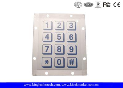 China Dust and Waterproof 12 key Numeric Keypad Security Door Access Control Keypad for sale