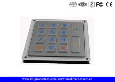 中国 Blacklight の 14 のキーを導かれるバックライトを当てられる 4 つ x 4 つのマトリックスのドアのアクセスのキーパッド 販売のため