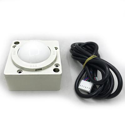 China robust Trackball Module Industrial Graded Polycarbonate Casing With 50mm Plastic Ball for sale