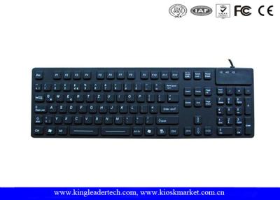 China A categoria médica IP68 105 fecha o teclado de borracha, uso industrial teclado selado à venda