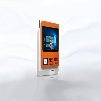 China LCD Portrait Display Wall Mounted Touch Screen Kiosk Metal Rugged Steel Case for sale