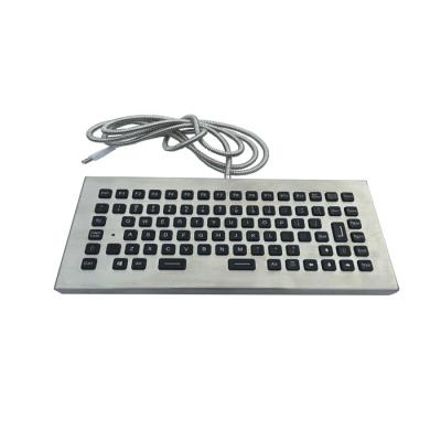 China Desktop resistente à vandalismo resistente à água teclado retroiluminado resistente à água com cabo reforçado à venda