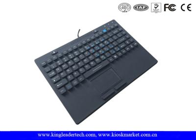 China Customized Layout 87keys Waterproof Keyboard With On/Off Switch Built In Touchpad for sale