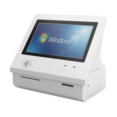 China Elegant,stylish and space-saving desktop kiosk with durable steel enclosure,vandal-proof IR touchscreen and TFT LCD for sale