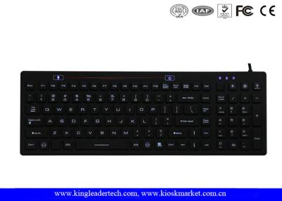 China Desktop IP68 Rubber Waterproof Keyboard with Function Keys and Backlight for sale