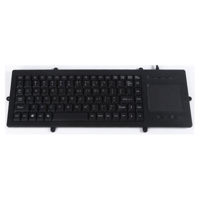 China Waterproof Panelmount Industrial Plastic USB PS/2 Keyboard with Touchpad Mouse for sale