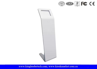 China Customized Freestanding Tablet Kiosk Stand With Large Area For Logo Printing for sale