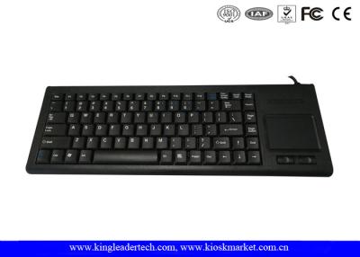 China 87 Keys Plastic Industrial Keyboard With Optical Touchpad , USB Or PS / 2 for sale