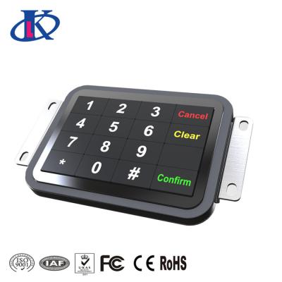 China Door Access Waterproof Backlit Metal Keypad With 16 Great Tactile Feel Of Keys for sale