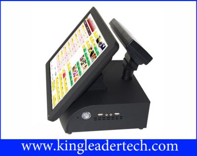 China All In One Red POS / Cash Register Touch Terminal For Dining And Pizzeria for sale