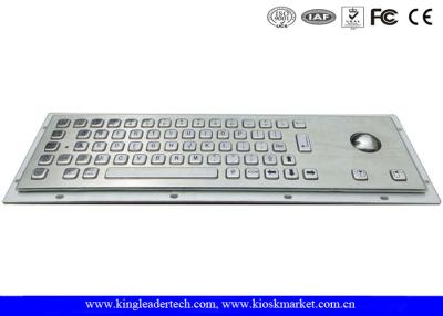 China Kiosk Keyboard And Trackball Keyboard Stainless Steel With Pointing Devise for sale