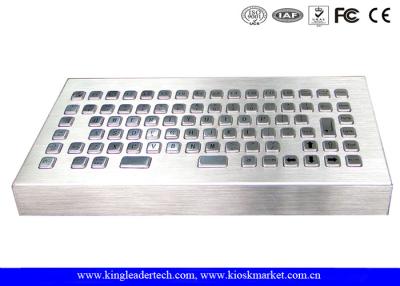 China Marine Industry Industrial Keyboard Stainless Steel USB / PS/2 Interface for sale