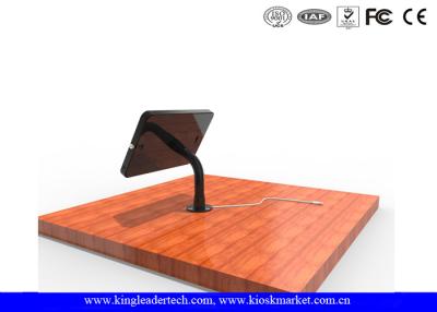 China Table IPAD Kiosk Stand with 360 Dgree Rotating Metal Stand to be Used in Shops for sale