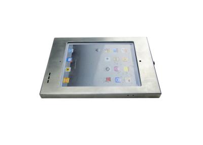 China Stainless Steel Metal Tablet Enclosure Secure Ipad Kiosk Vesa Mount For Pad for sale