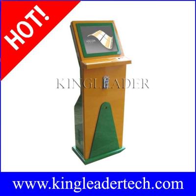 China Interactive touchscreen kiosk with SAW touchscreen and space-saving design TSK8018 for sale