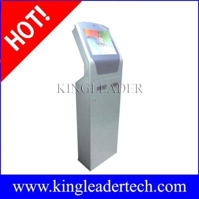 China Custom design self-service ticketing kiosks with note acceptor,thermal printer and camera for sale