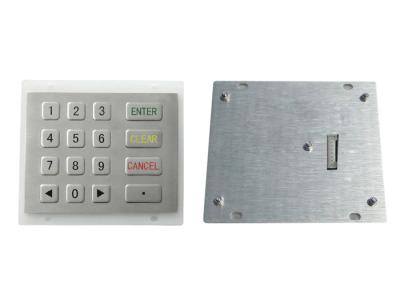 China PIN RS232 16 Keys Industrial Numeric Keypad 4X4 matrix for sale