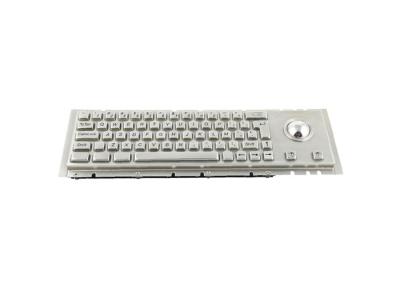 China Water-proof Vandal-proof Panel-mount Industrial Keyboard With Cherry Keyswitch and Trackball for sale