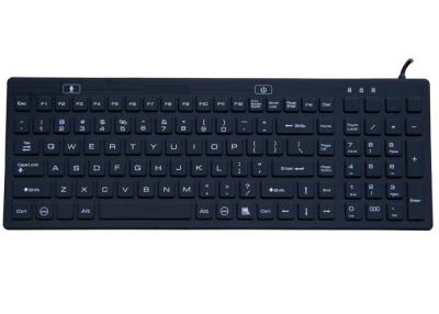 China 106 llaves impermeabilizan el teclado médico USB PS2 con llaves de funcionamiento completas del número en venta