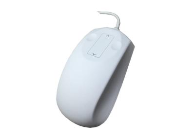 China USB2.0 White Optical Silicone Mouse IP68 EMC With Comfortable Shape for sale