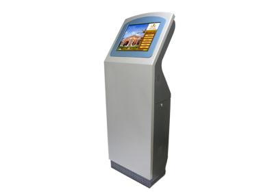 China Customized Infrared Touch Free Standing Kiosk For Hotel Check In / Out for sale